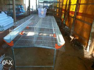 Hightech chicken cage tata mesh used.