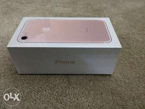 Iphone 7 rose gold 32 gb sealed box international