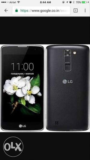LG K7 almost new with charger and headphones