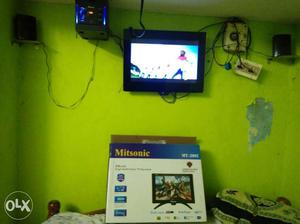 Mitsonic Flat Screen Television With Box