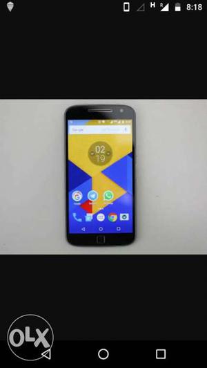Moto g4 plus only 5 months old in new
