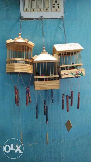Musical Birds cage. Responds to clap/sound.