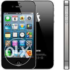 New condition used i phone 4 available in black indian phone
