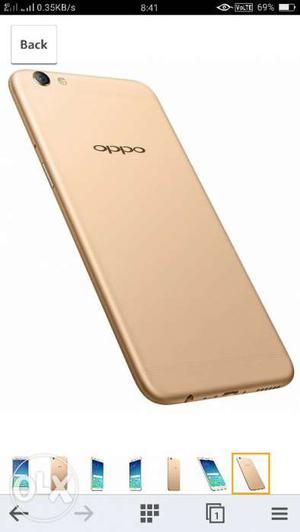 Oppo F 3 Plus Gold 2 Month Old With Orginal Bill