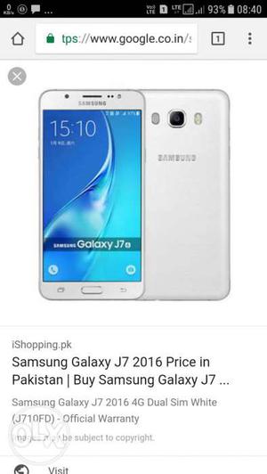 Samsung j years warranty and good condition white