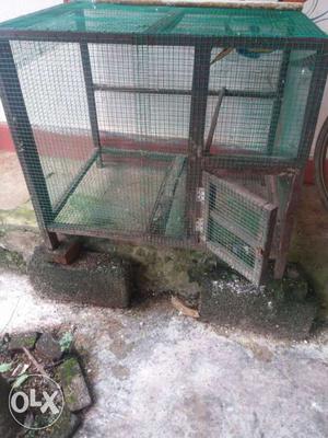 Wooden bird cage good condition