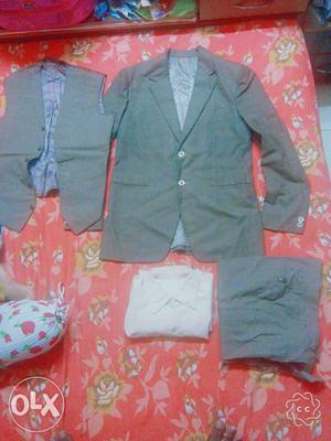 3pic coat & pant & shirt