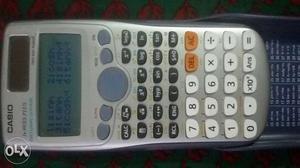 A scientific calculator is in very good condition