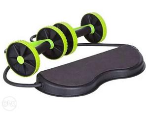 Black And Green Exercising Equipment