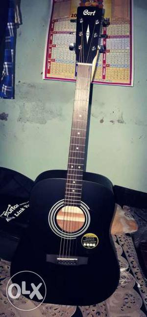 Black Electro Acoustic New Guitar
