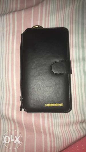 Black Floveme Leather Wallet