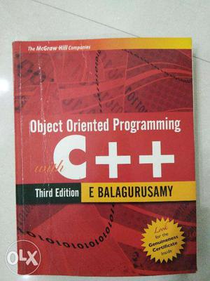 C++ By E Balagurusamy