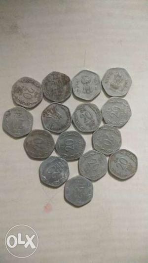 Contact me who is interested 20paise 15 coins Price can vary