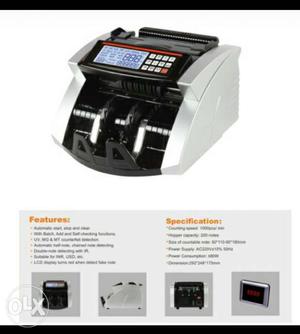 Currany counting machine 1year warranty