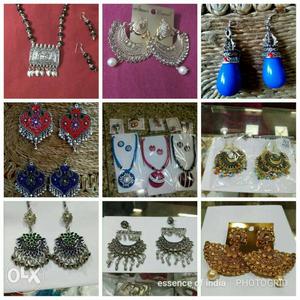 Different fashion jewelry items
