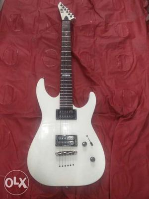 Esp Ltd edition white shinning guitar in awesome