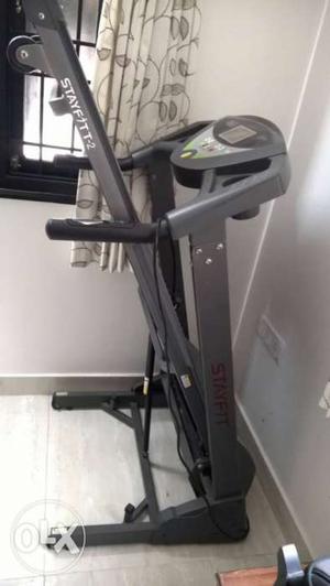 Gray And Black Stay Fitt-2 Treadmill