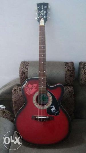 Guitar for sale in good condition with cover +