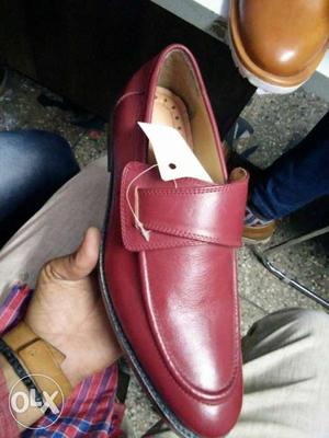 Men's Red Leather Shoe