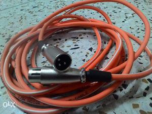Microphone Cable, High quality, low noise, Brand New, with