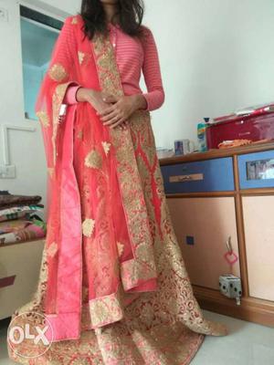 New designer bridal lehanga. Original price 