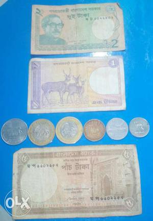 Note and coin