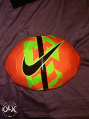Orange Nike Football