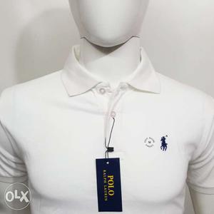 RL plain half collar polo high quality t-shirts
