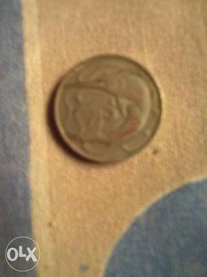 Singapore 20 cents  coin