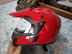 Vega helmet good condition red colour less used