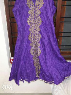 Violet unused ankarli kurta for sale..size XL..
