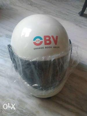 White And Pink BV Motorcycle Helmet