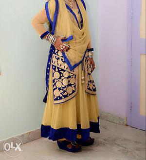 Women's Yellow And Blue Tradition Dress