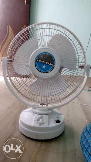 6 month old table rotating fan. In gurantee