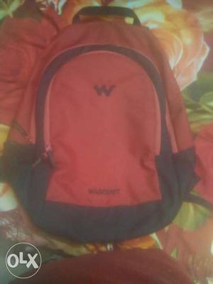 A Wildcraft back pack available for sale two