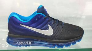 Airmax blue sports shoes