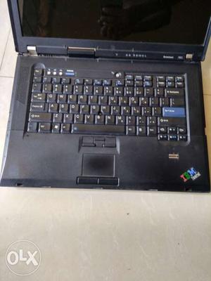 Black IBM Laptop Computer