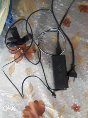 Black Sony VAIO AC Adapter