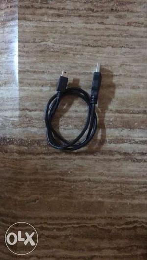 Black USB Cord