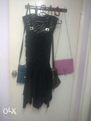 Black fish cutting dress size S
