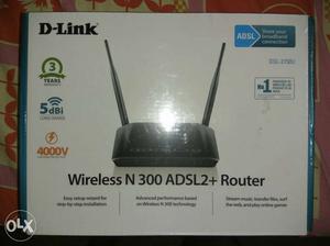D-Link Wireless N 300 ADSL2+ Router Box (seal pack with