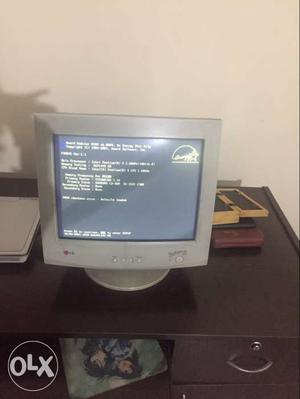 Gray CRT Monitor