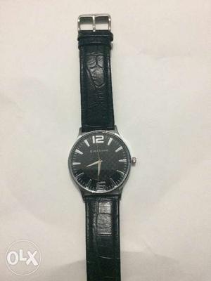 Men's watch with black strap. Giordano with