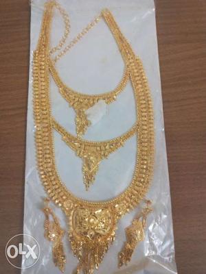 New Gold plated neckless