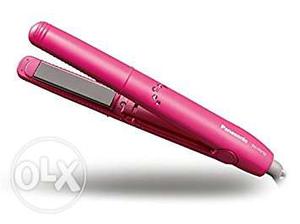 Pink Panasonic Hair Flat Iron
