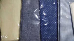 Pure lenin and cotton suitings and shirtings..