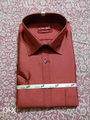 Red Formal Shirt (Comfort fit)