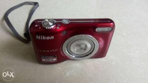 Red Nikon Digital Camera