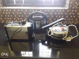 Silver And Black Roti Maker, toaster and sandwich maker
