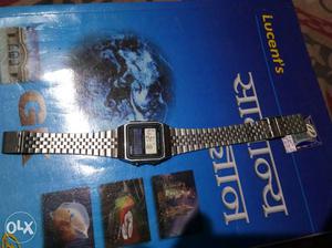 Silver-colored Casio Digital Watch